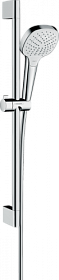 Душевая стойка с лейкой и шлангом Hansgrohe Croma Select E Vario 669 мм d110 мм квадратная 3-х реж. 26582400 хром