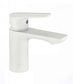 Смеситель для умывальника (раковины) Osgard Segel White 95013 белый латунь Водяной