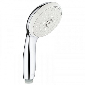 Лейка для душа Grohe Tempesta New 3-х реж. 28419002 хром круглая Водяной