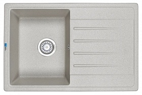 Мойка для кухни Granula Standart ST-7602 базальт прямоуг. 76х50 глуб. 20см вып. 3 1/2" (врезная) крыло универсал базальт