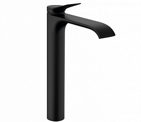 Смеситель для умывальника (раковины) Hansgrohe Vivenis 75042670 чёрный латунь Водяной