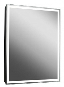 Зеркало-шкаф Континент Mirror Box Led 60x80 черное LED подсветка МВК053