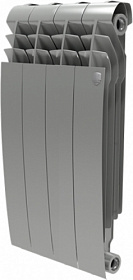 Радиатор биметалл Royal Thermo BiLiner Silver Satin 500 4 секц.