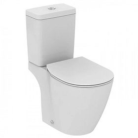 Унитаз-компакт напольный (чаша) Ideal Standard Connect безободковый смыв сид.отдельно E042901