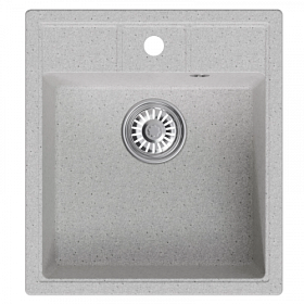 Мойка для кухни Mixline ML-GM28 552098 прямоуг. 45х50 глуб. 19см вып. 3 1/2" (врезная) серая