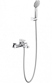 Смеситель для ванны/душа (короткий излив) Aquatek Оберон AQ1249CR хром латунь