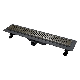 Водоотводящий жёлоб Azario Stick D40 решётка перфорированная хром матовый AZCP11-80 Stick