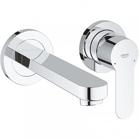 Смеситель для умывальника (раковины) внеш. и скрытая часть (в сборе) Grohe BauEdge 20474000 хром латунь