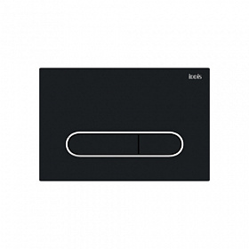 Кнопка смыва (клавиша) для инсталляции Iddis Unifix 071 прямоугольная c овал.кнопками чёрная матовая UNI71MBi77 Водяной