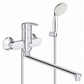 Смеситель универсальный (для ванны и раковины с длинным изливом) Grohe Multiform 3270800A хром латунь