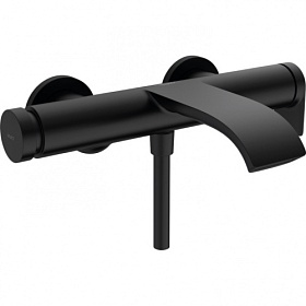 Смеситель для ванны/душа (короткий излив) Hansgrohe Vivenis 75420670 чёрный латунь