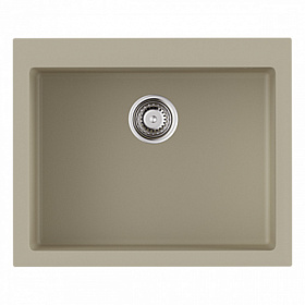Мойка для кухни Omoikiri Bosen 61-BE 4991210 прямоуг. 61х50 глуб. 22см (толщ.10мм) вып. 3 1/2" (врезная) ваниль