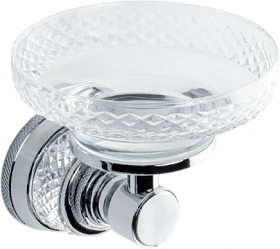 Держатель для мыла стекло Boheme Aura 10243-CR хром