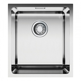 Мойка для кухни Omoikiri Tadzava 38-U-IN 4993077 прямоуг. 38х44 глуб. 20см (толщ.0,8мм) вып. 3 1/2" (подстольная) PVD нержавеющая сталь