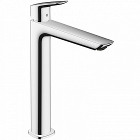 Смеситель для умывальника (раковины) Hansgrohe Logis 71258000 хром латунь Водяной