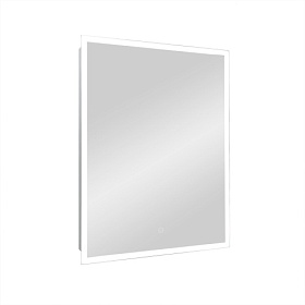 Зеркало-шкаф Континент Reflex Led 50x80 белое LED подсветка МВК127