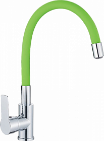 Смеситель для кухни (мойки) Haiba HB112-12 HB70112-12 гибкий излив зеленый латунь Водяной