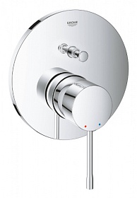Смеситель для ванны/душа (короткий излив) (внешняя часть) Grohe Essence 24058001 хром латунь