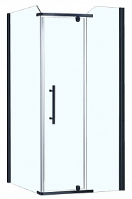 Душевой уголок поддон отдельно 90х90 квадратный Azario Edmonton AZ-NNC1231 900 BLACK