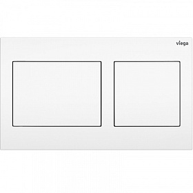Кнопка смыва (клавиша) для инсталляции Viega Prevista Visign for Style прямоугольная белая матовая 773250