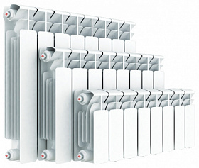 Радиатор биметалл Rifar Base 350 14 секц. 1RB35-14 Водяной