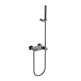 Смеситель для ванны/душа (короткий излив) Boheme Stick Gun Metal Linea 123-GM.3 gun metal латунь