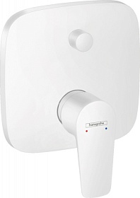 Смеситель для ванны/душа (короткий излив) (внешняя часть) Hansgrohe Talis E СМ 71745700 белый латунь