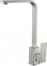 Смеситель для кухни (мойки) Ledeme L74033 матов.хром нерж. сталь