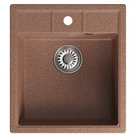 Мойка для кухни Mixline ML-GM28 552095 прямоуг. 45х50 глуб. 19см вып. 3 1/2" (врезная) терракот