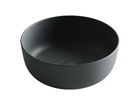 Раковина (умывальник) Ceramica Nova Element 35 темный антрацит накладная (чаша на столешницу) CN6073MDH Водяной