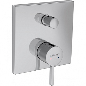 Смеситель для ванны/душа (короткий излив) (внешняя часть) Hansgrohe Finoris 76415000 хром латунь Водяной