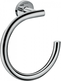 Полотенцедержатель кольцо Hansgrohe Logis Universal 41724000 хром Водяной