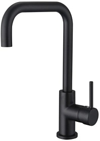 Смеситель для кухни (мойки) Aquatek Вега AQ1080MB чёрный латунь