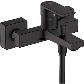 Смеситель для ванны/душа (короткий излив) Hansgrohe Shape 71450670 чёрный латунь Водяной