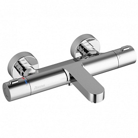 Смеситель для ванны/душа (короткий излив) термостат Ravak Termo 300 TE 023.00/150 X070097 хром латунь