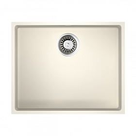 Мойка для кухни Omoikiri Bosen 54-U-WH 4993164 прямоуг. 54х44 глуб. 22см (толщ.10мм) вып. 3 1/2" (подстольная) белая
