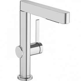 Смеситель для умывальника (раковины) Hansgrohe Finoris 76063000 вытяжной излив хром латунь