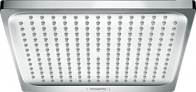 Лейка верхнего душа Hansgrohe Crometta E 26726000 d240 мм 1-реж. хром квадратная Водяной