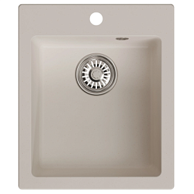 Мойка для кухни Mixline ML-GM14 551906 прямоуг. 42х50 глуб. 19см вып. 3 1/2" (врезная) белая