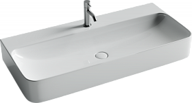Раковина (умывальник) Ceramica Nova Aura 100 накладная (чаша на столешницу) CN2007 Водяной