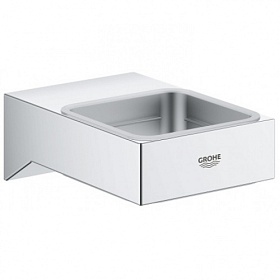 Держатель для стакана металл. Grohe Selection Cube 40865000 хром