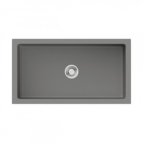 Мойка для кухни Omoikiri Mikura 83-PE 4997084 прямоуг. 84х46 глуб. 23см вып. 3 1/2" (врезная, фронтальный монтаж) pebble
