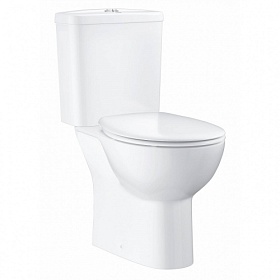 Унитаз-компакт напольный (чаша) Grohe Bau Ceramic безободковый смыв сид. и бачок отдельно 39349000