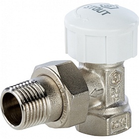 Клапан термостатический Stout угловой 1/2" SVT-0002-000015