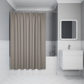 Штора для ванной Iddis Decor 180х200 полиэстер DW02P18i11 бежевый