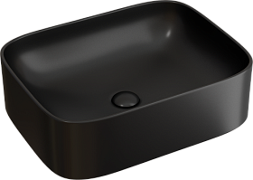 Раковина (умывальник) Ceramica Nova Element 50 чёрная накладная (чаша на столешницу) CN6052MB Водяной