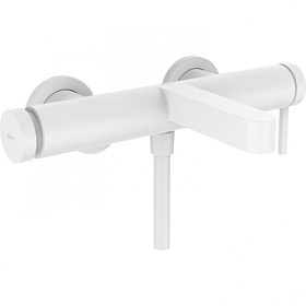 Смеситель для ванны/душа (короткий излив) Hansgrohe Finoris 76420700 белый латунь