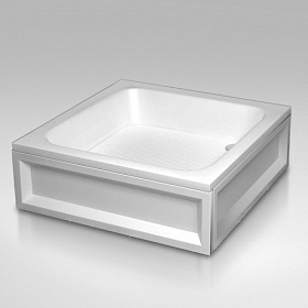 Душевой поддон акрил RGW Acrylic B/CL-S 80х80х27 квадратный 16180188-51 на ножках