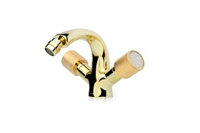 Смеситель для биде Boheme Royal Cristal 296-Royal/CRST золото латунь Водяной