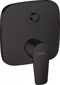 Смеситель для ванны/душа (короткий излив) (внешняя часть) Hansgrohe Talis E 71745670 чёрный латунь